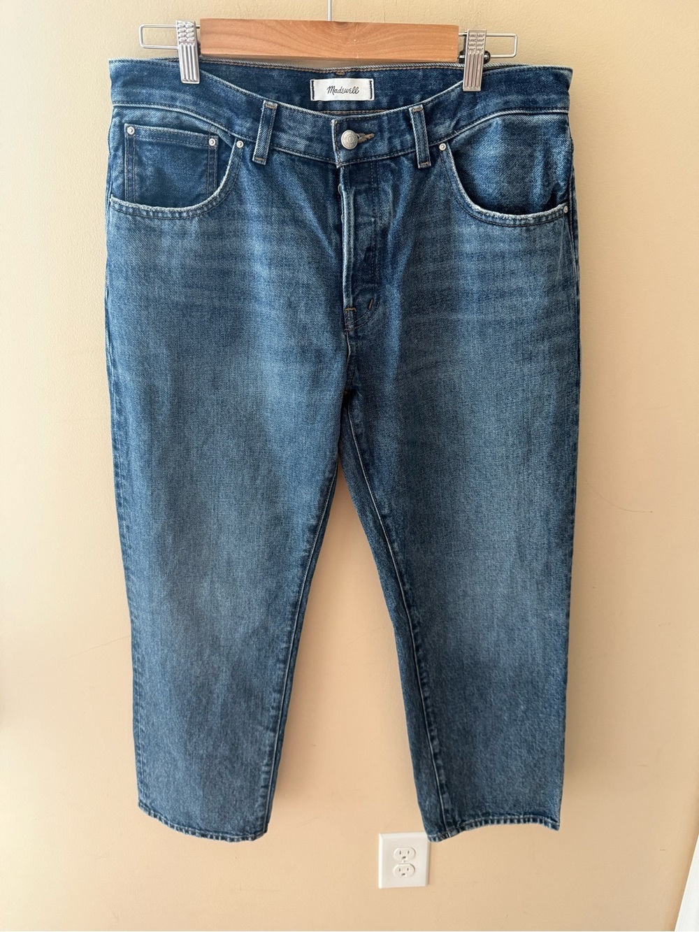 MADEWELL The Dean Easy Straight Jean NW612 in 29P